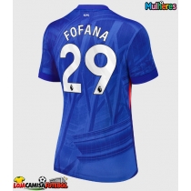 Camisa de Futebol Chelsea Wesley Fofana #29 Equipamento Principal Mulheres 2025-26 Manga Curta